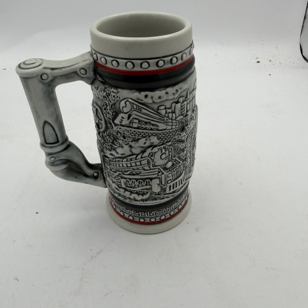 Beer Stein Train Union Pacific Railroad 1982 Limited Edition #58733 Vintage AVON